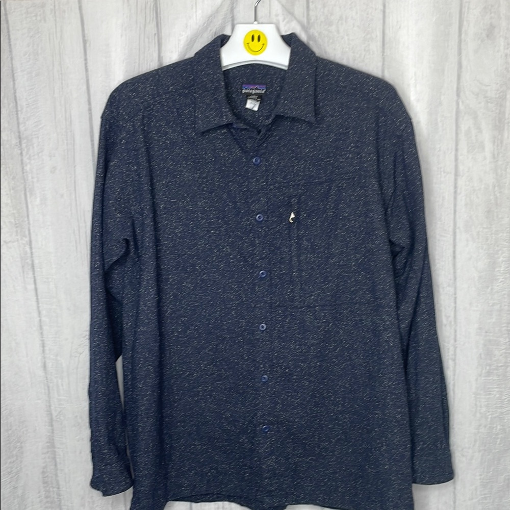 Vintage wool blend Navy Blue Patagonia Shirt.